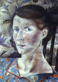 Gillian Barlow, Self portrait, detail